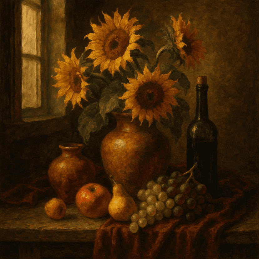 Estilo de Pintura al Óleo