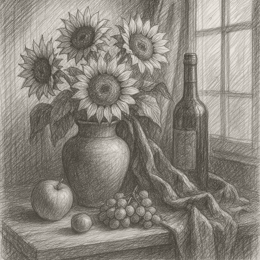 Estilo de Boceto a Lápiz