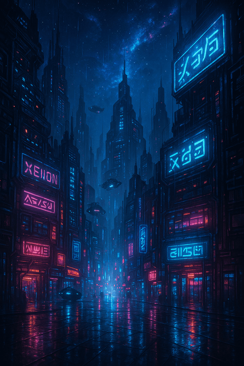 Estilo de Ciencia Ficción Espacial artwork example