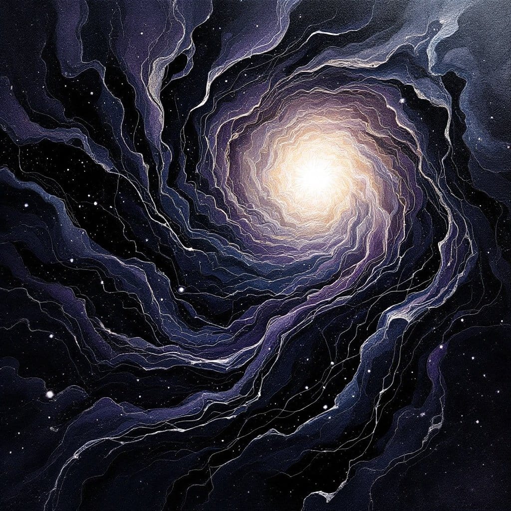 Cosmic Fusion: A Journey Through Light and Shadow