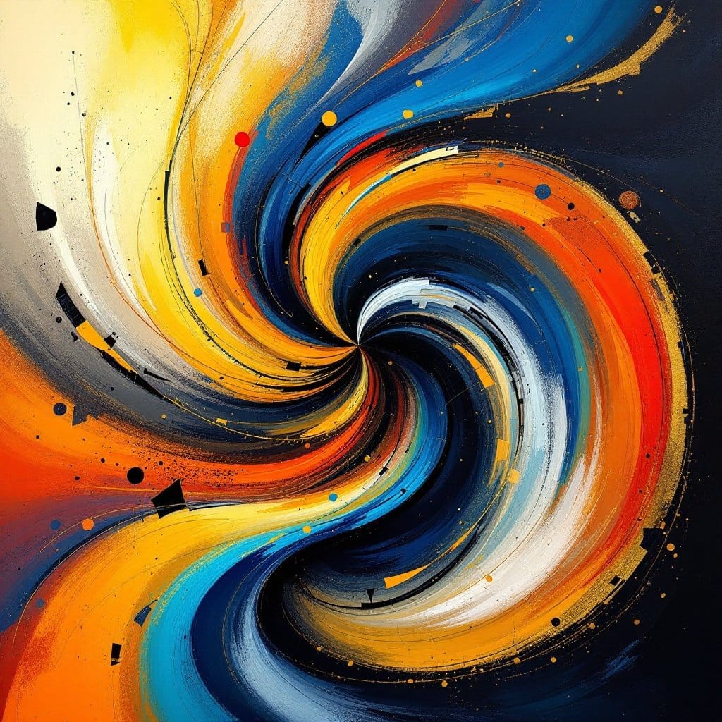 Chaos and Harmony: The Dance of Color and Form