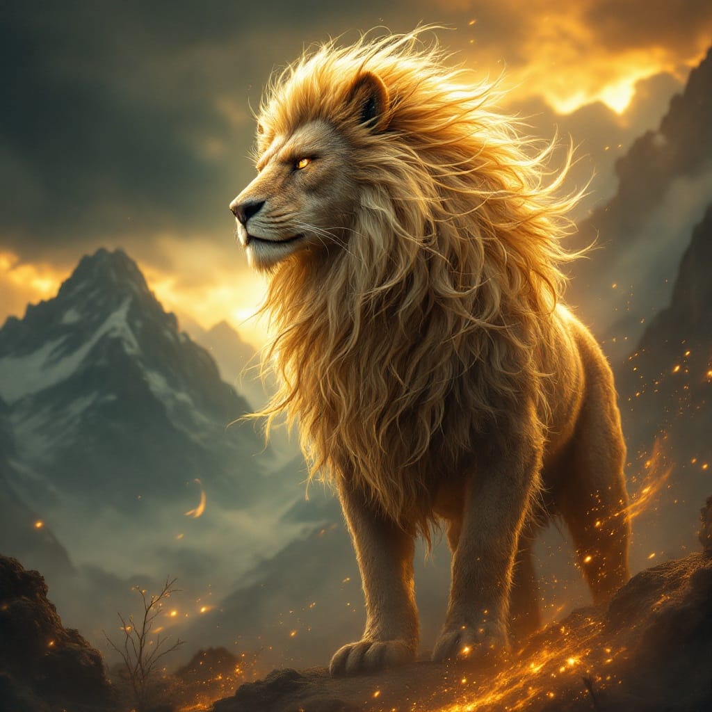 Majestic Animal in Epic Scenery – Powerful & Cinematic Portrait