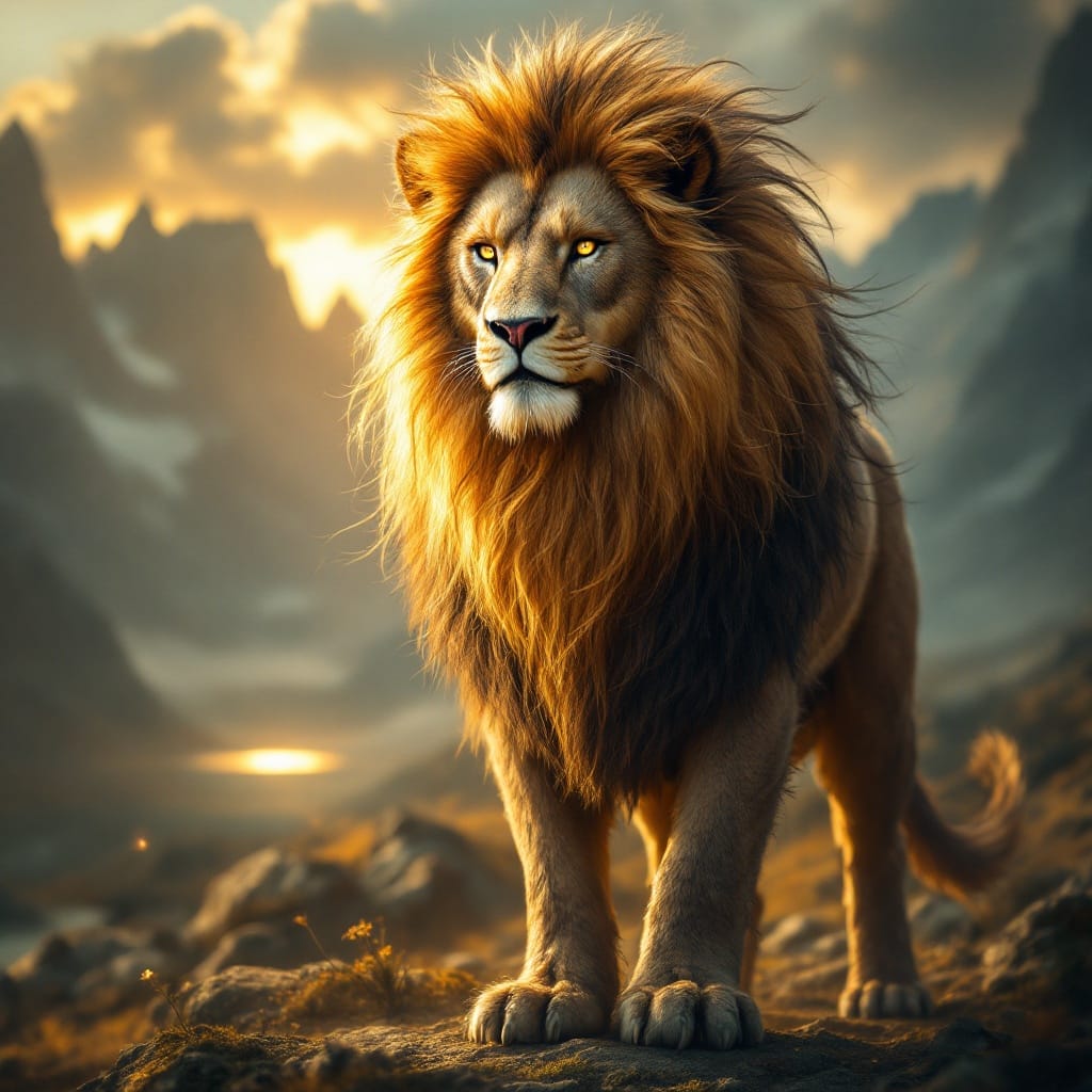 Epic Animal Portrait – Majestic & Powerful Legendary Beast
