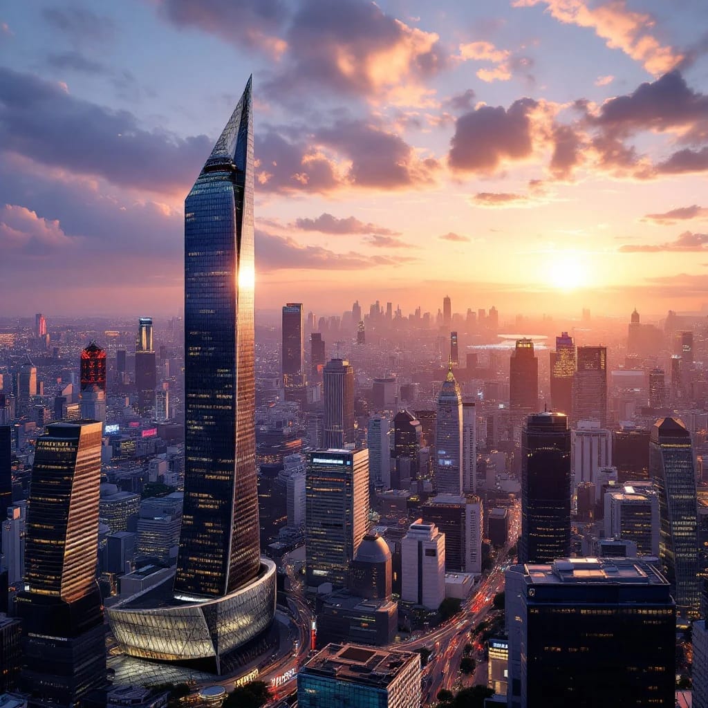 Stunning Tokyo Skyline at Dusk