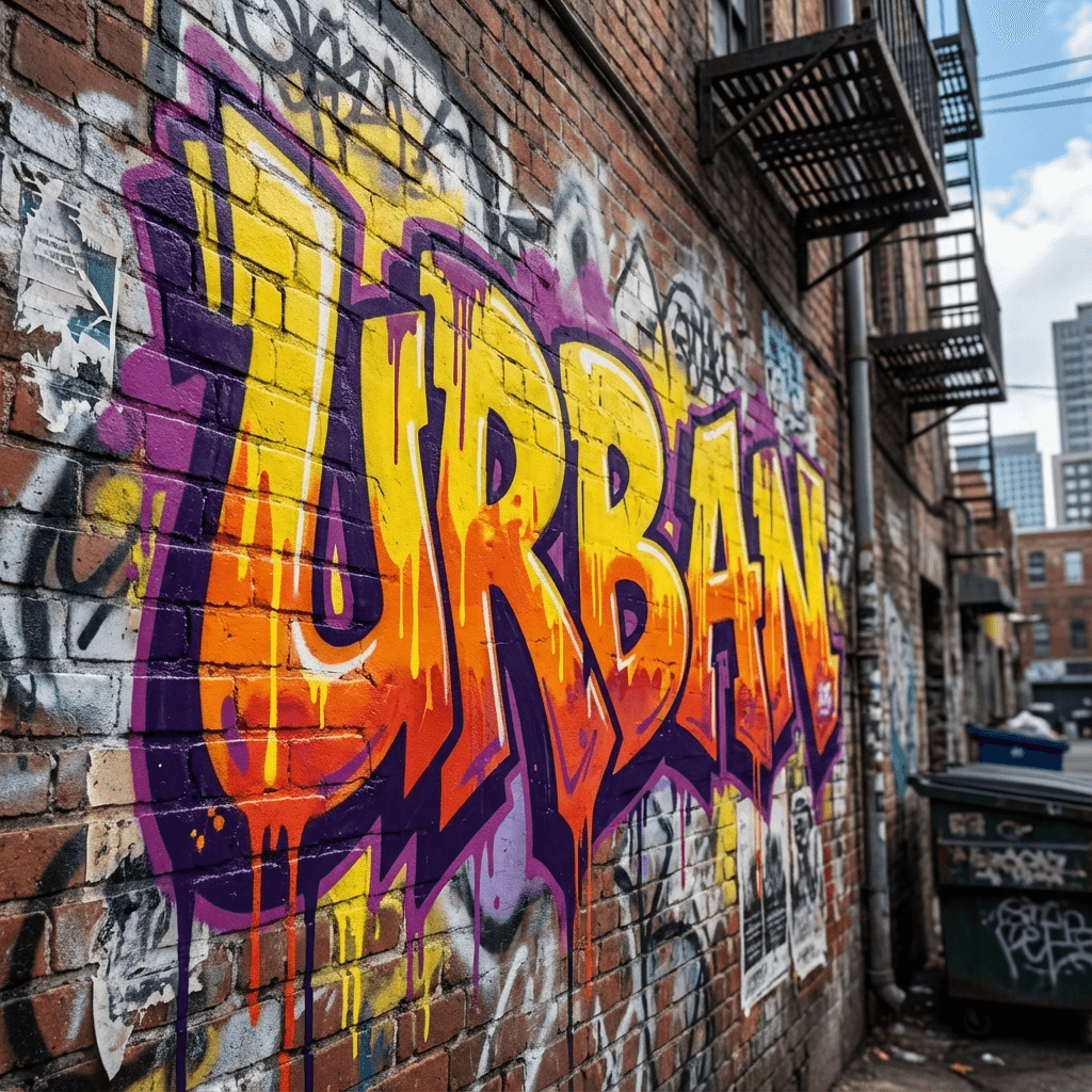 Styl Graffiti artwork example