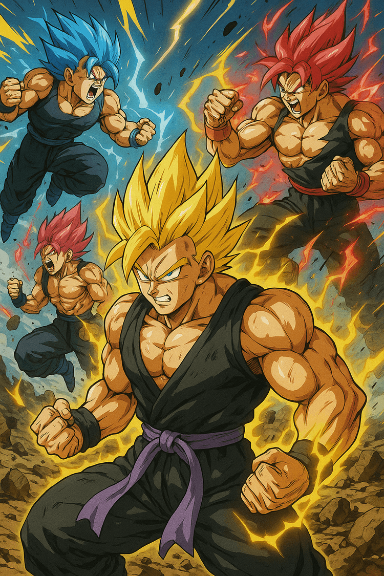 Apply the following styles; do not change the proportions of the reference image if one is added
{
"name": "Dragon Bal