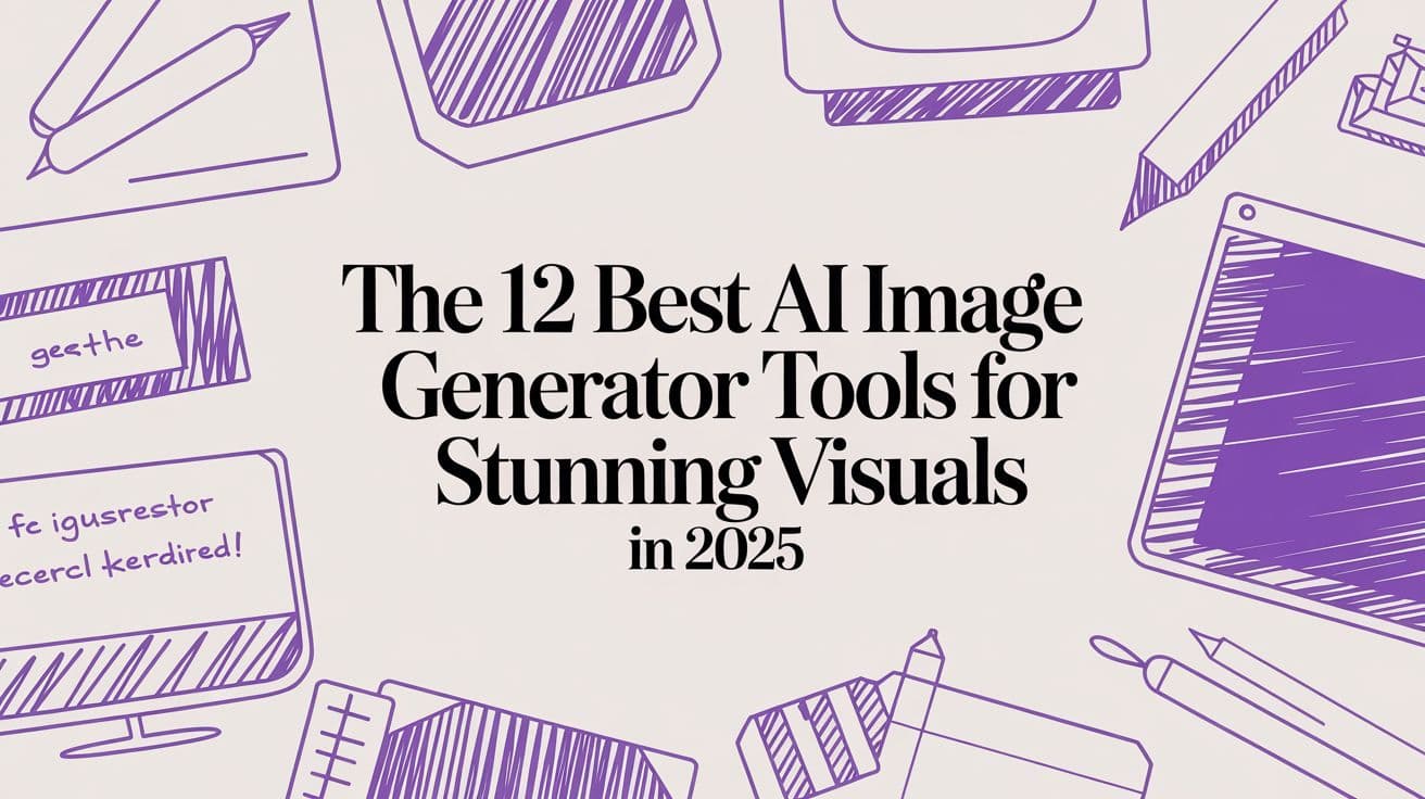 Las 12 mejores herramientas de generación de imágenes con AI para visuales impresionantes en 2025