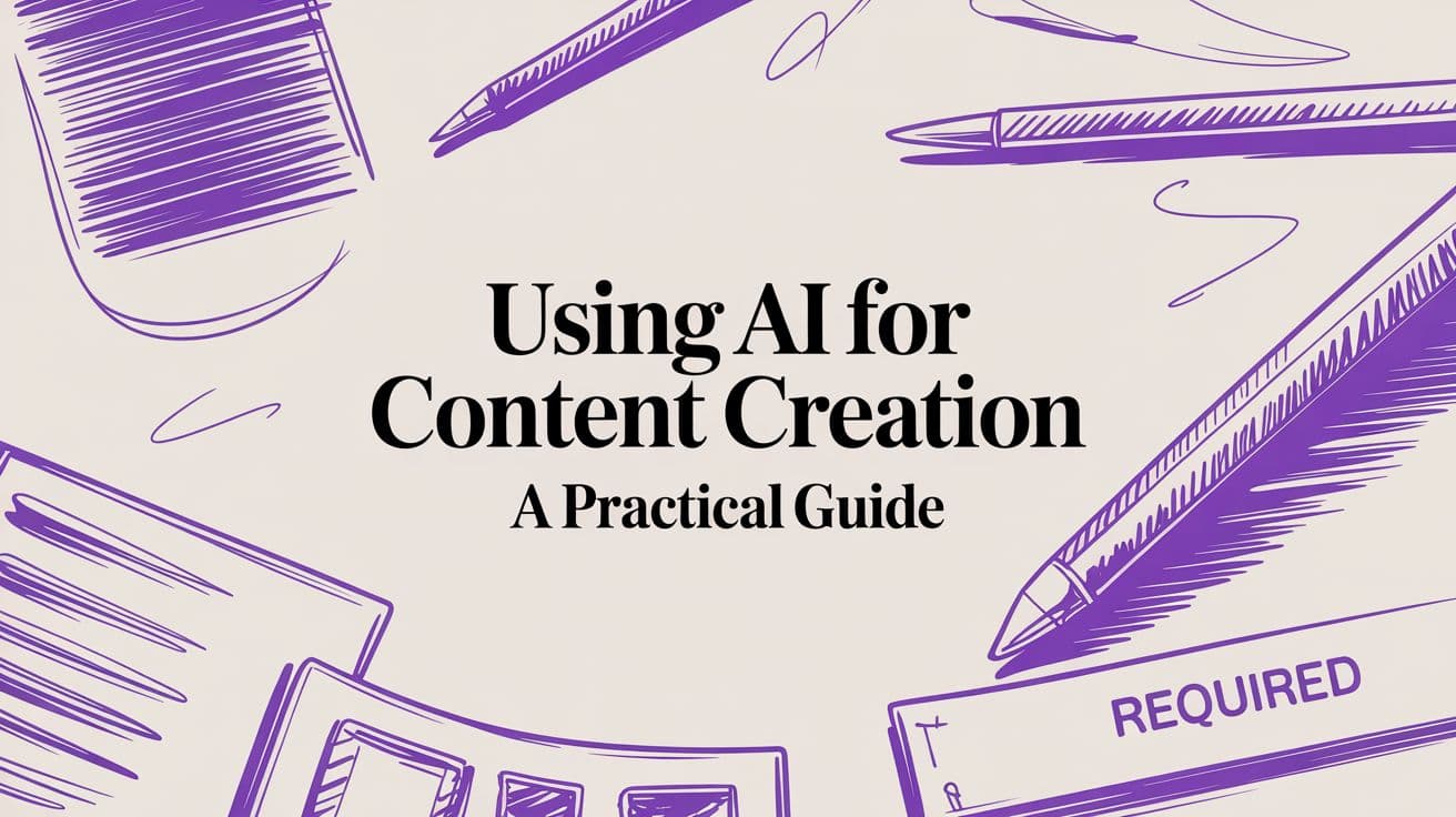 Using AI for Content Creation A Practical Guide