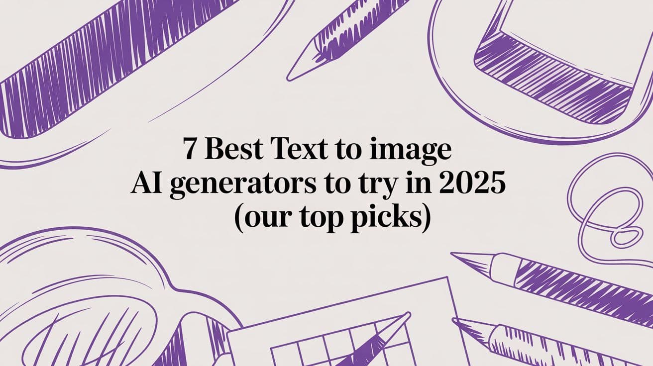 7 Best Text to Image AI Generators to Try in 2025 (Our Top Picks)
