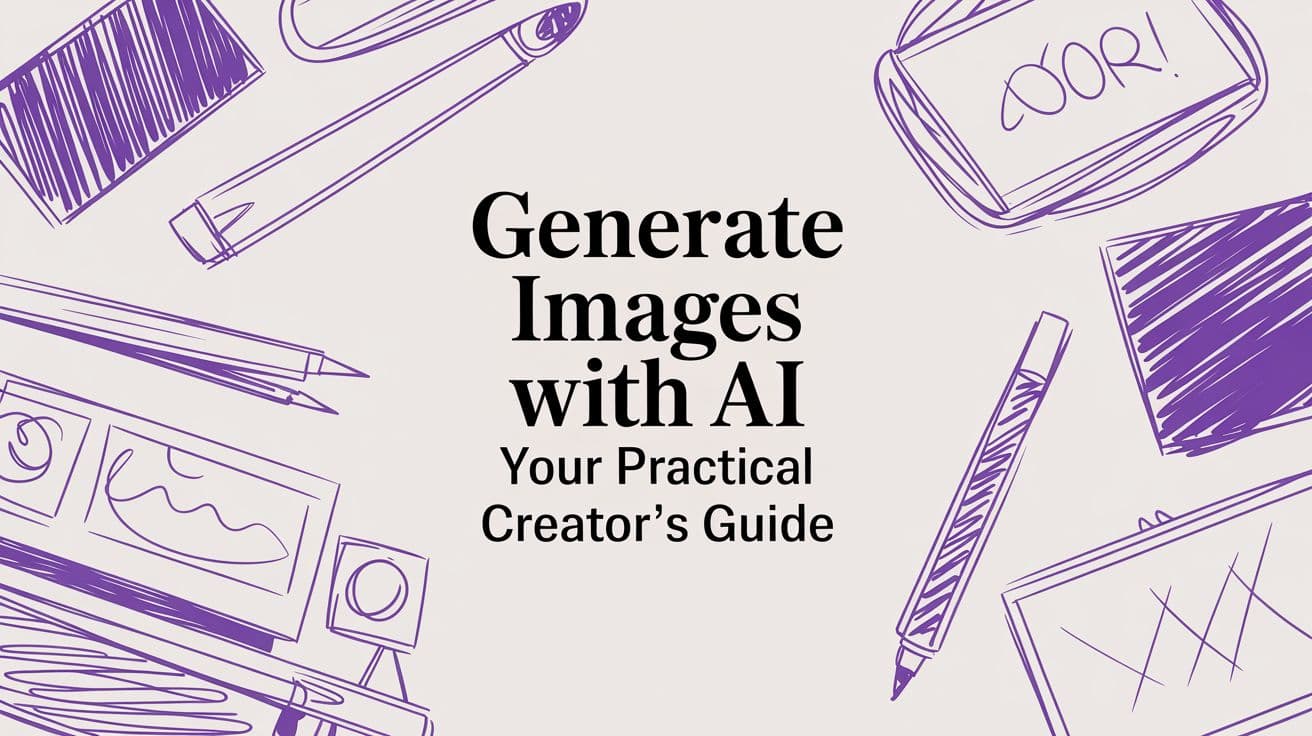 Generate Images With AI Your Practical Creator's Guide