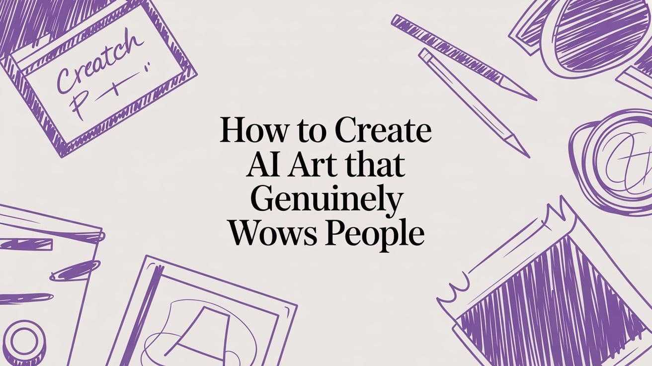How to Create AI Art That Genuinely Wows People