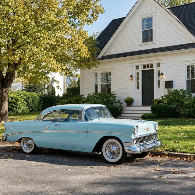 La voiture colorisée en turquoise clair, presque identique à l’autre résultat
