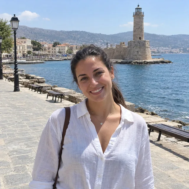 La même femme sur une promenade vide, cadrage inchangé